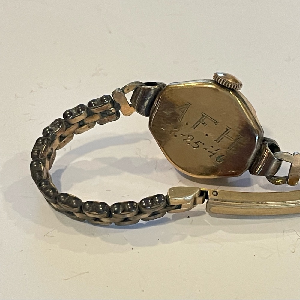 Vintage Wittnauer Longines 12k Gold Filled Women’s Watch For Repair For Parts - Picture 11 of 13